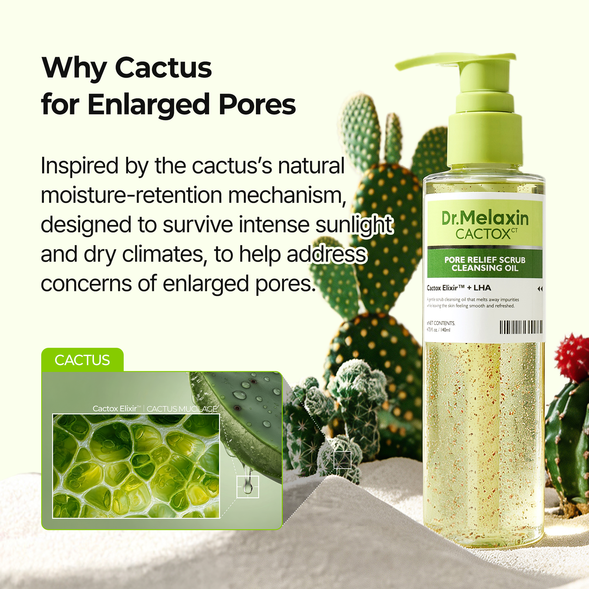 Cactox Pore Relief Scrub Cleansing Oil - image 5