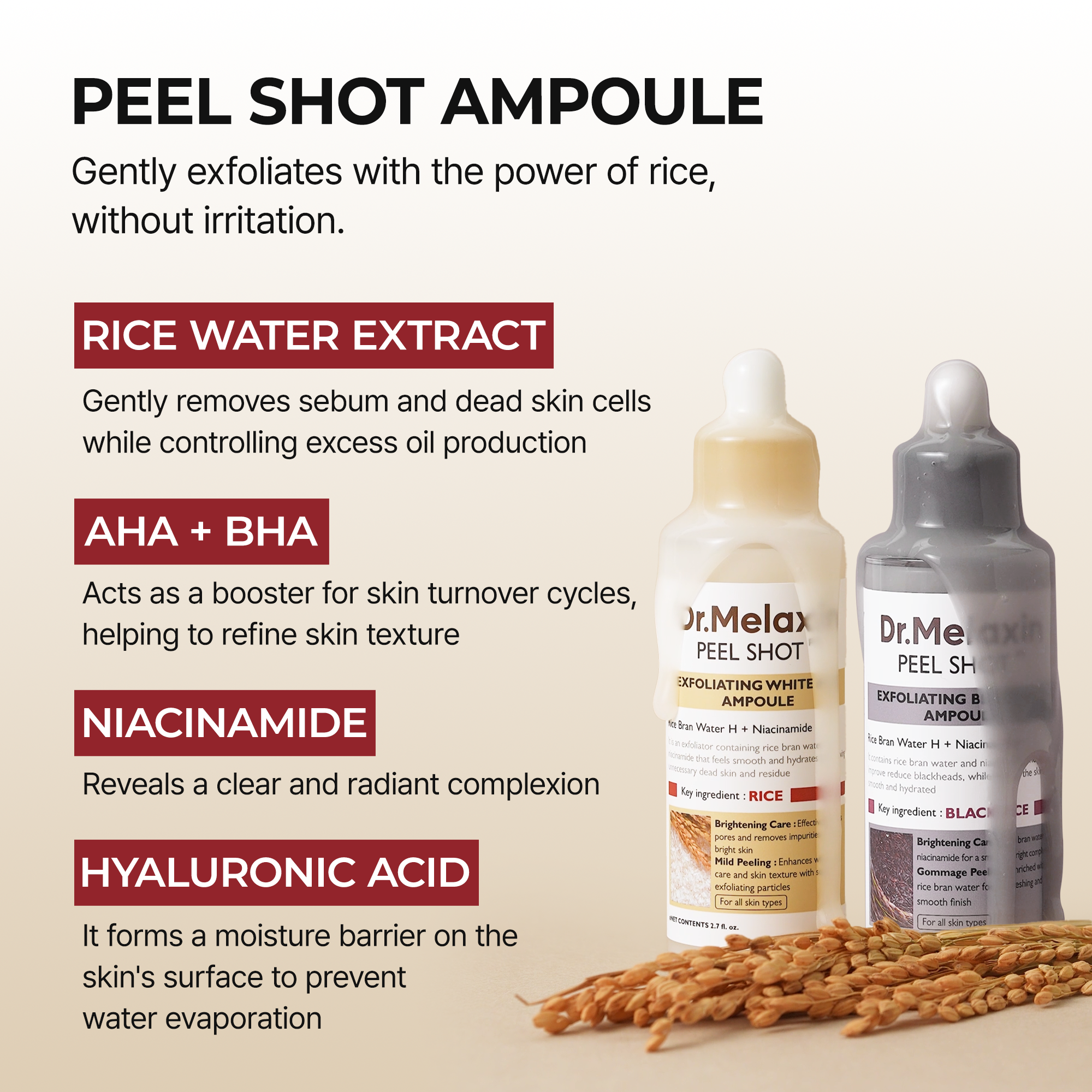 Peel Shot Glow Rice Ampoule Duo & Kojic Acid Duo - image 2