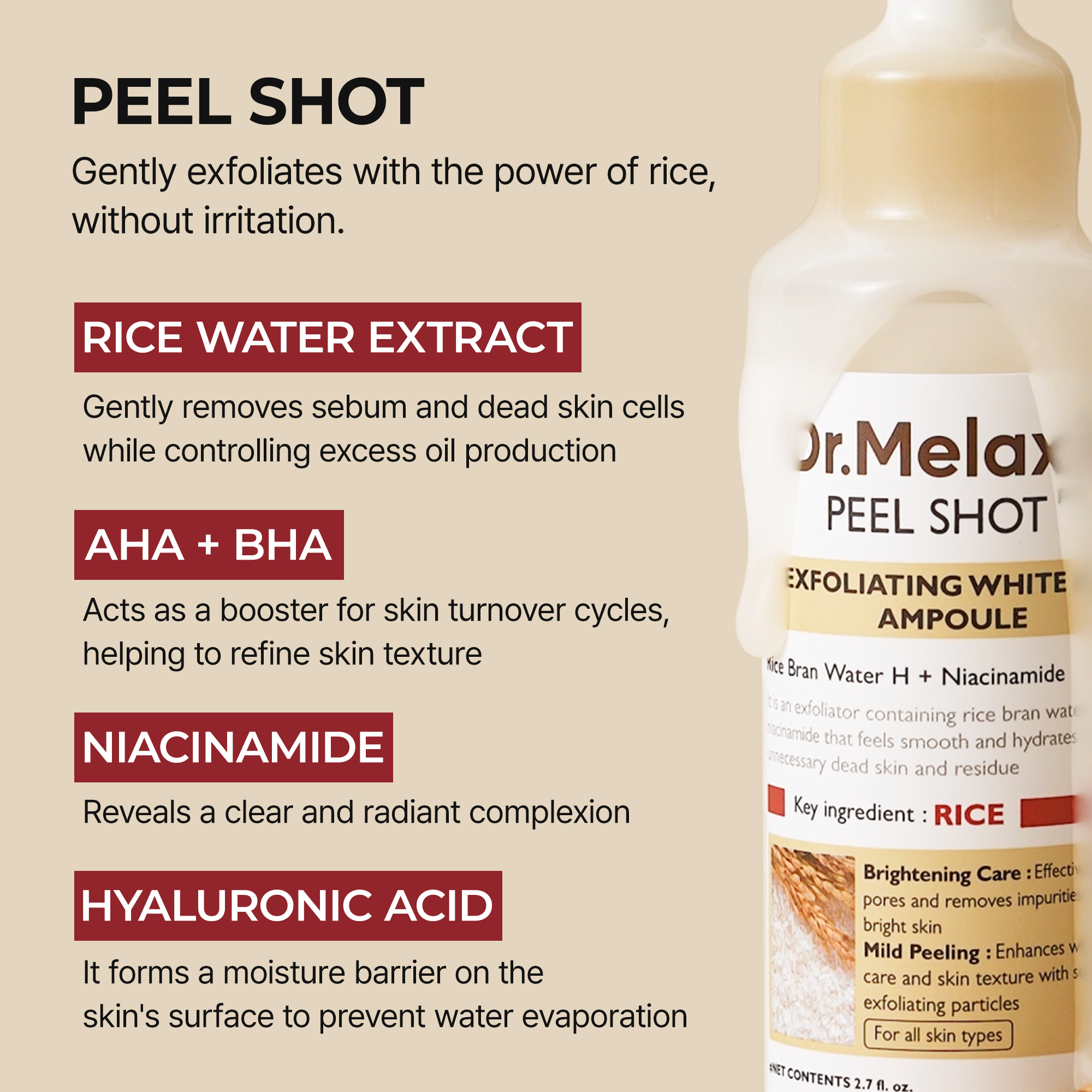 Peel Shot Glow White Rice Ampoule - image 6