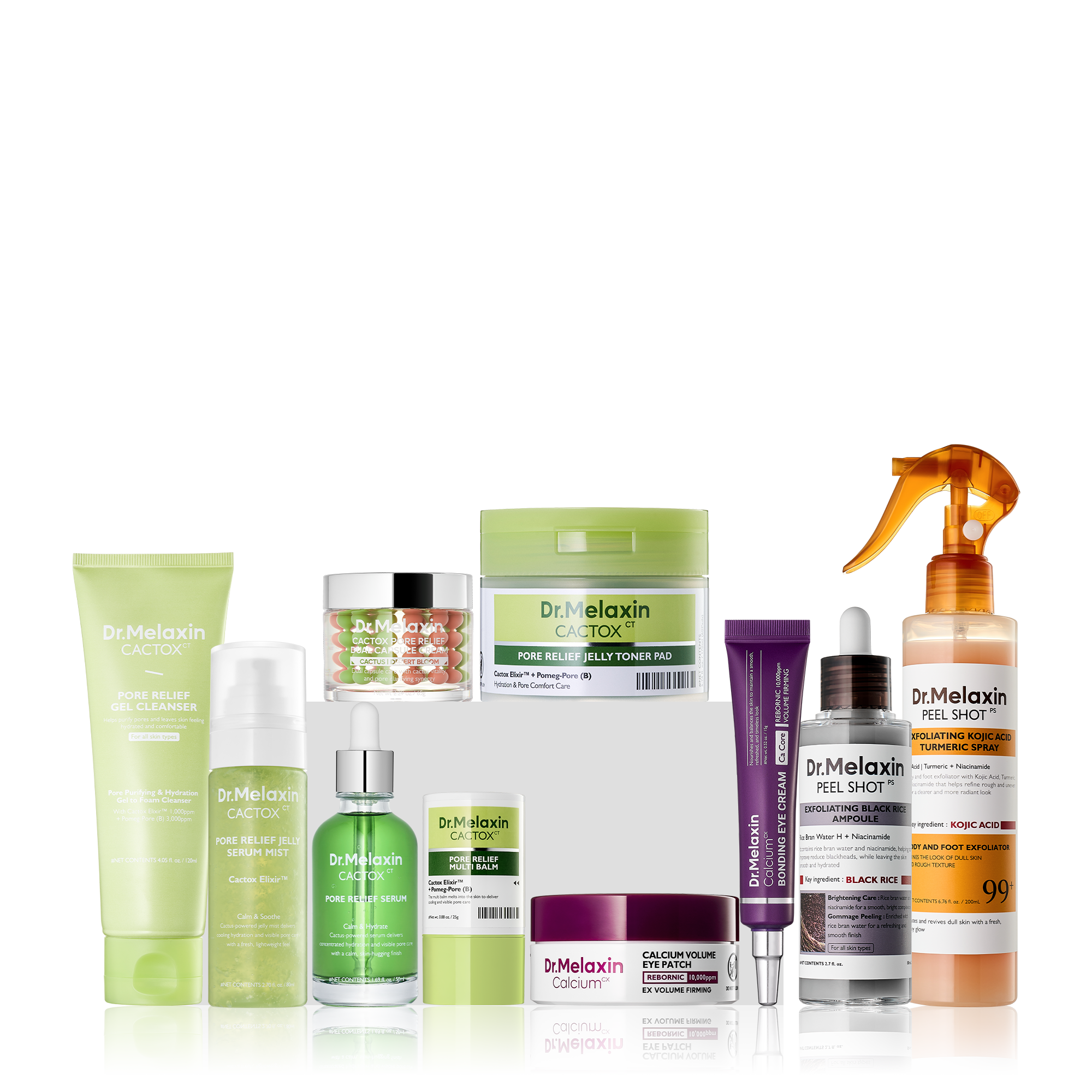 [Dr.Melaxin Exclusive] Pore-Refining & Volumizing Reset 10-Step Set - image 1