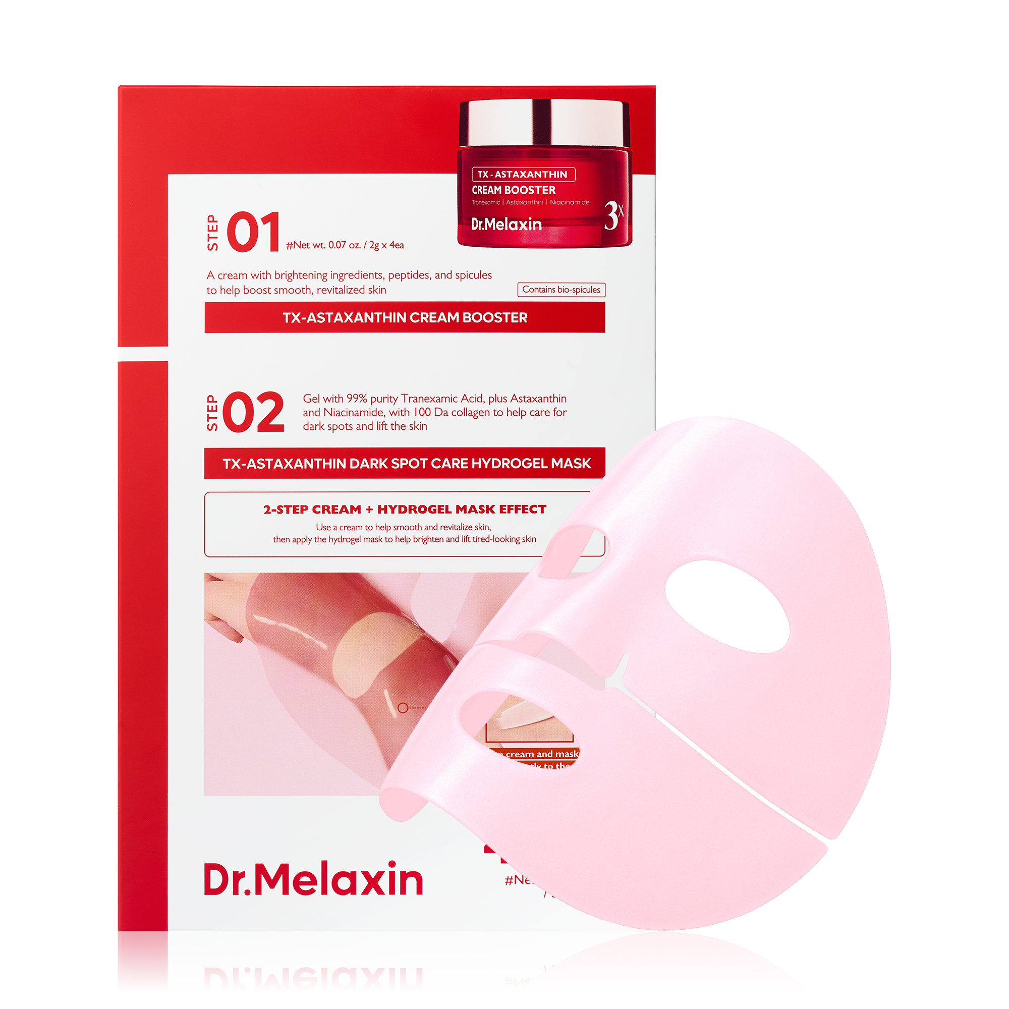 TX Astaxanthin Dark Spot Care Hydrogel Mask 4EA - image 1
