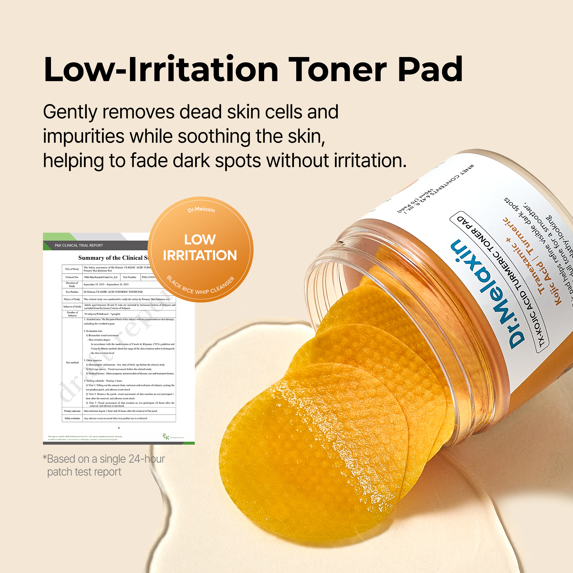 Kojic Acid Turmeric TX Toner Pad 70pads - image 6