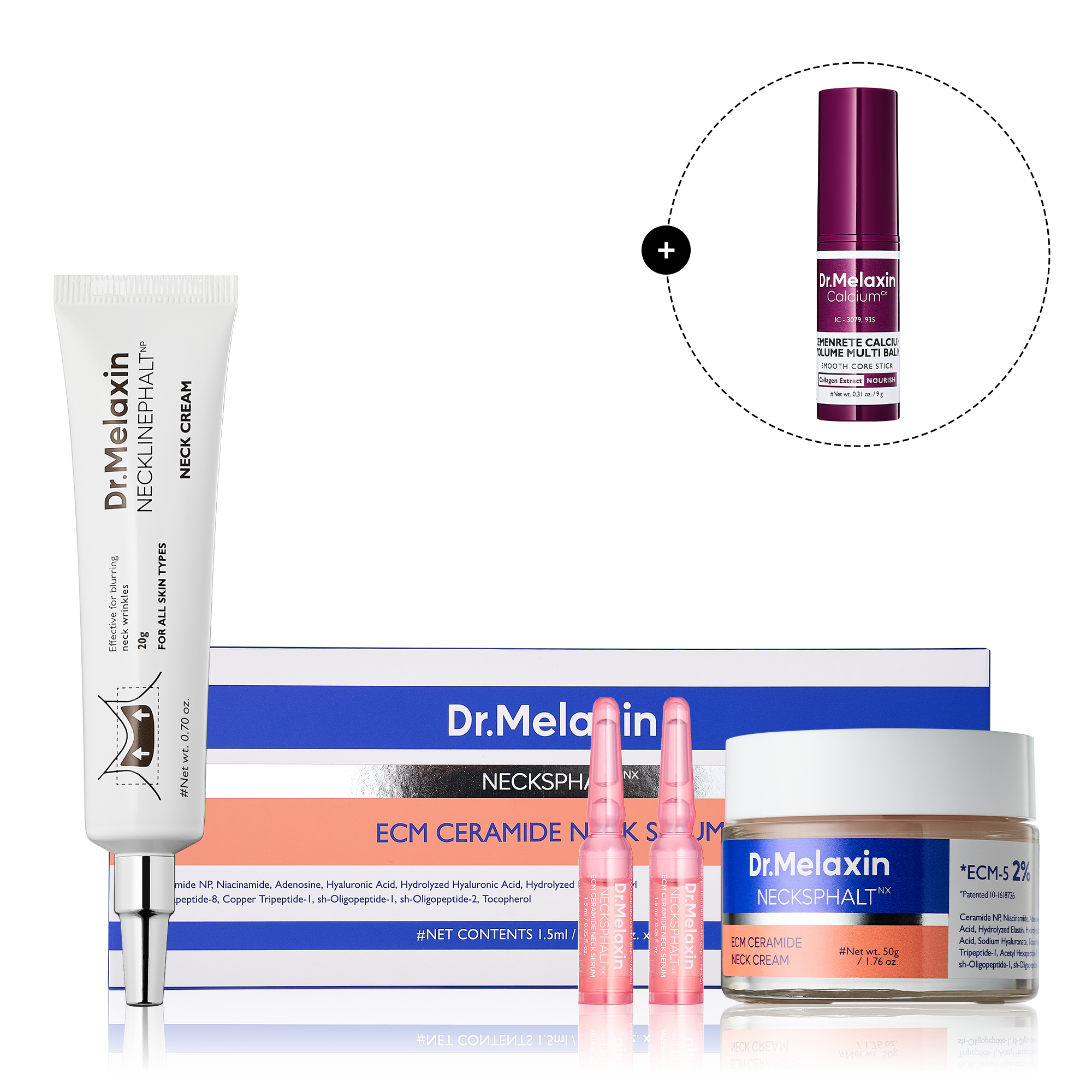 [Dr.Melaxin Exclusive] 3-Minute Neck & Face Anti-Aging Ritual Set - image 1